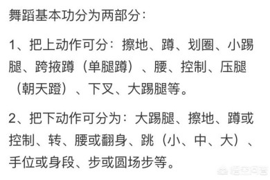 舞蹈生有哪些基本功？